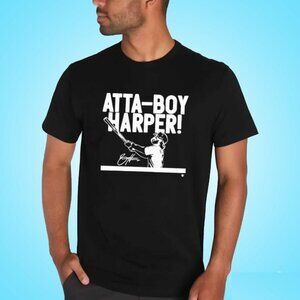 Atta Boy Bryce Harper Signature Graphic T-Shirt Vintage Baseball Fan Tee 94